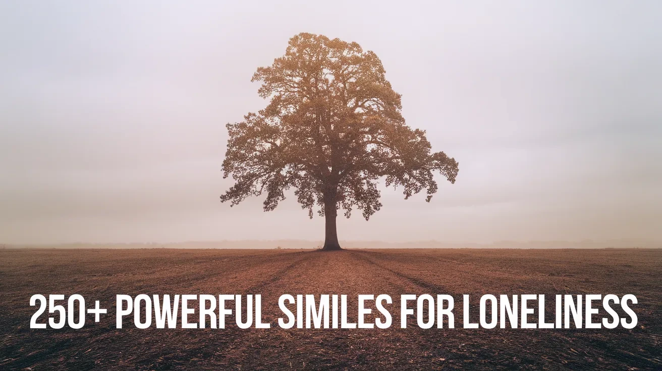 250+ Powerful Similes for Loneliness