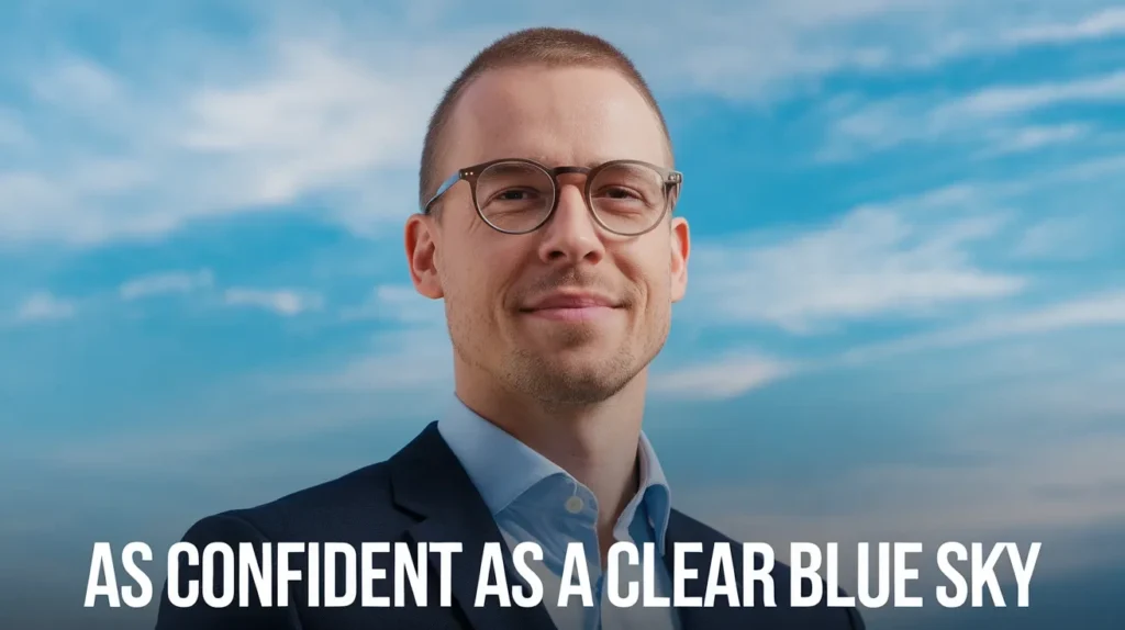 As Confident as a Clear Blue Sky