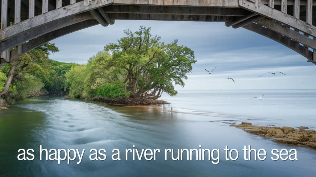 As Happy as a River Running to the Sea