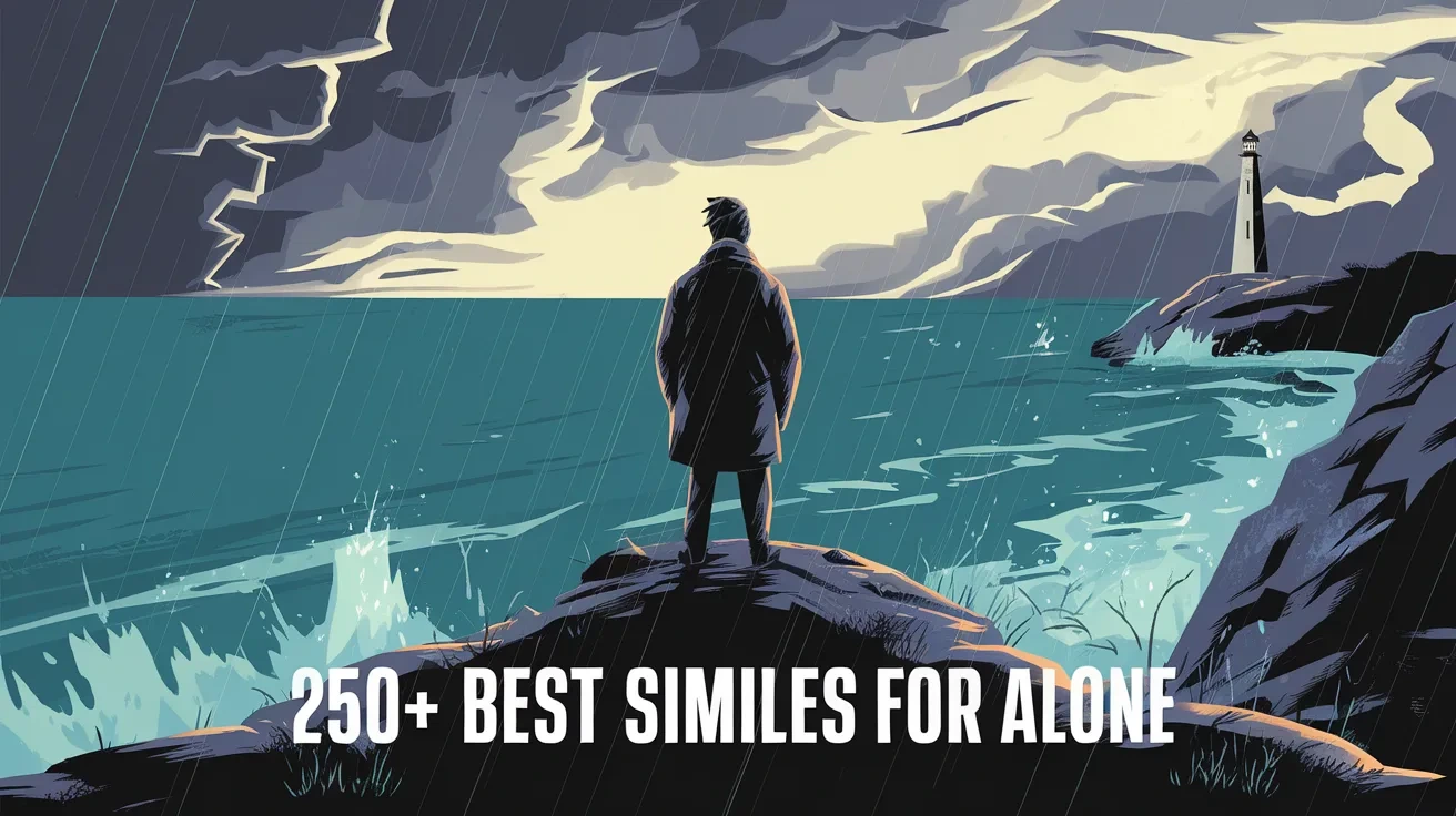 250+ Best Similes for Alone