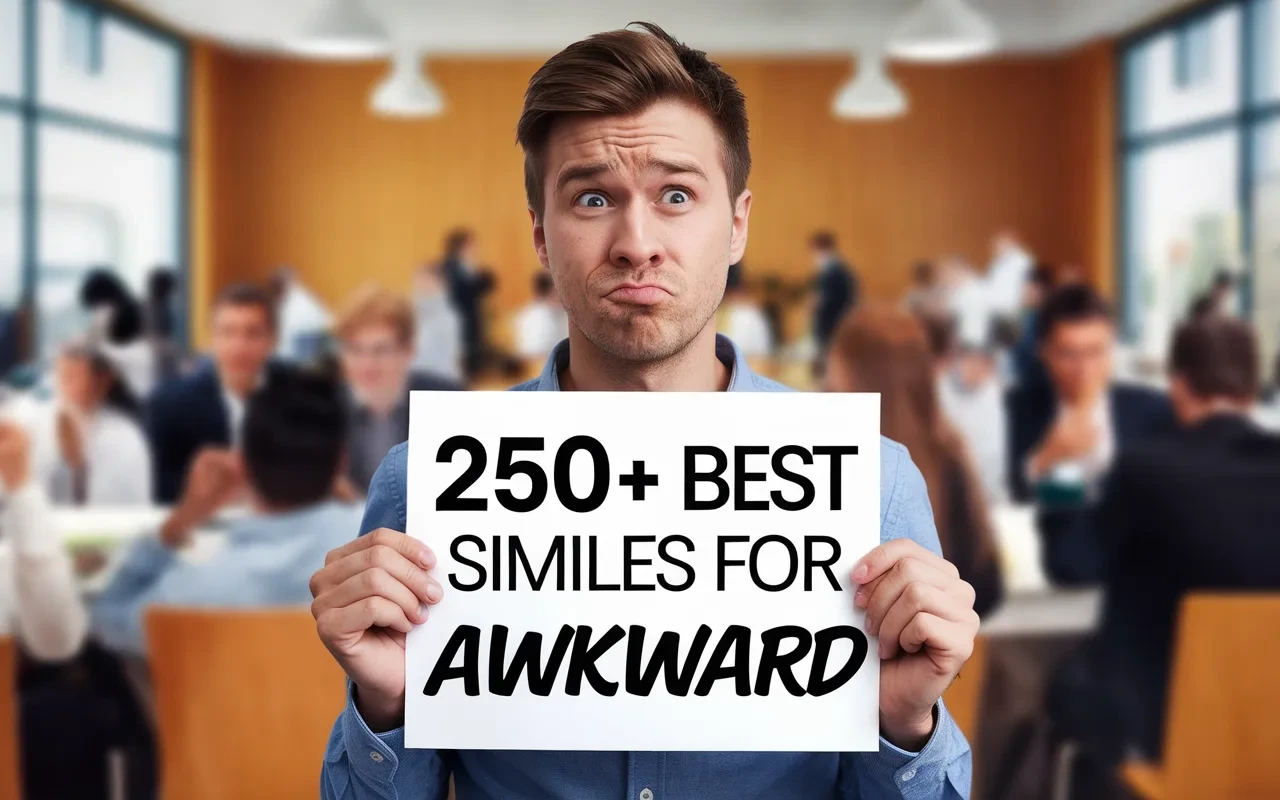 250+ Best Similes for Awkward
