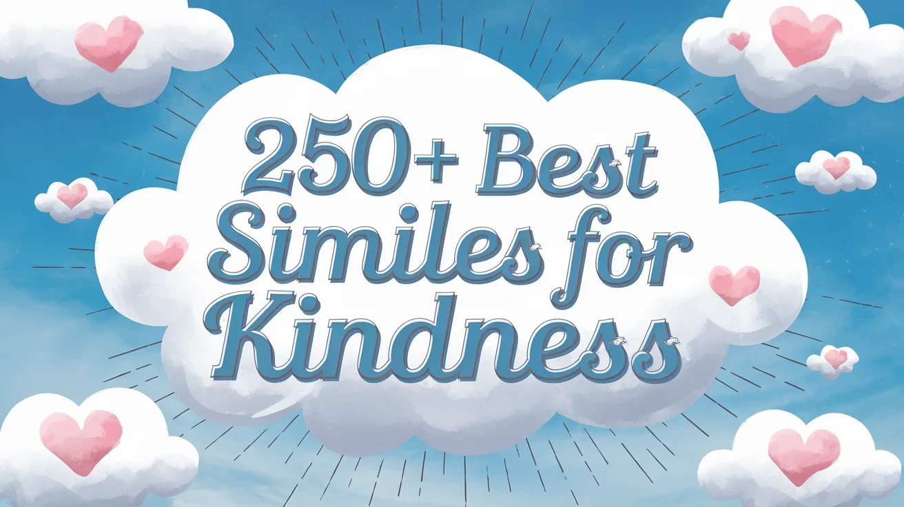 250+ Best Similes for Kindness