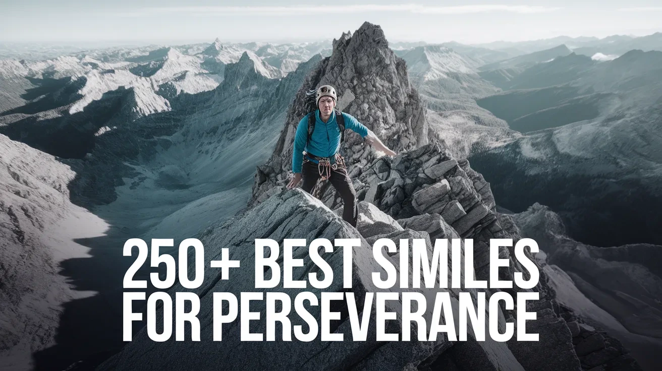 250+ Best Similes for Perseverance