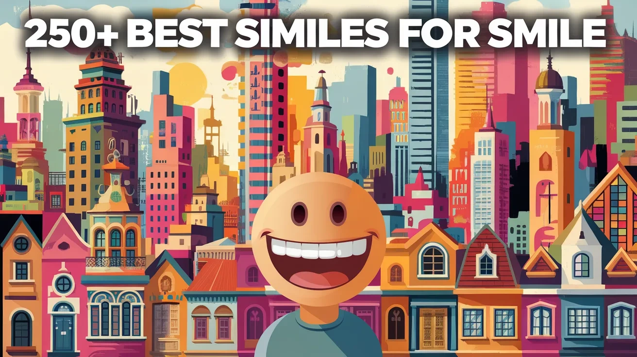 250+ Best Similes for Smile