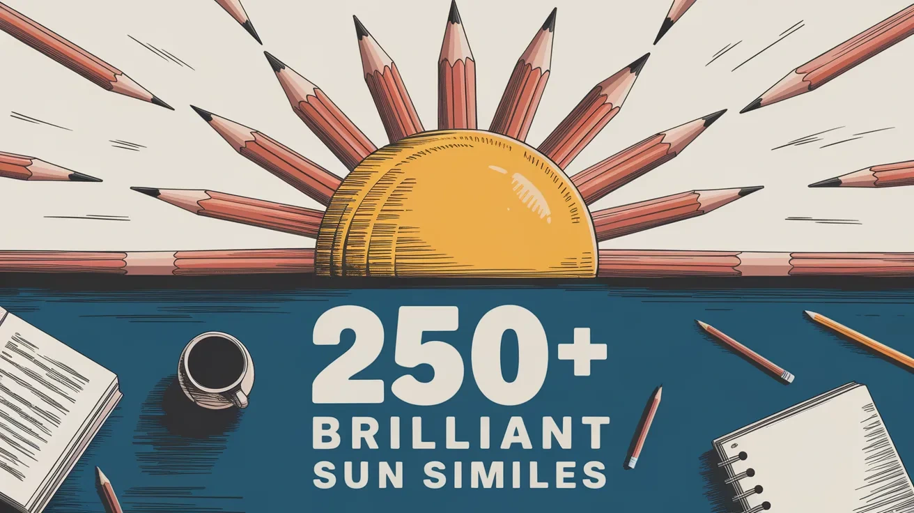 250+ Brilliant Sun Similes