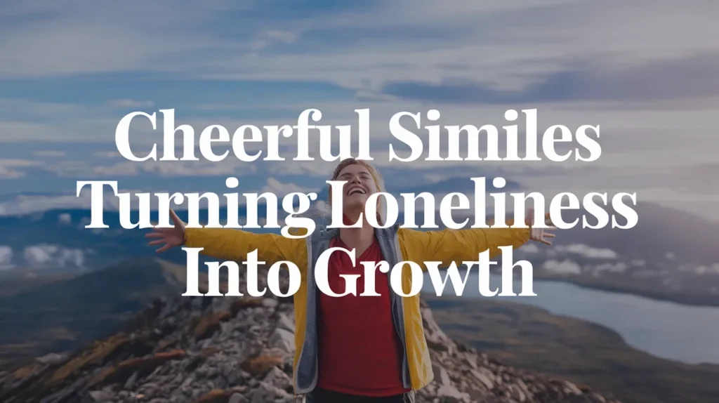 Cheerful Similes Turning Loneliness into Growth