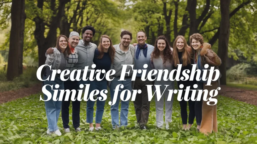 Creative Friendship Similes for Writing