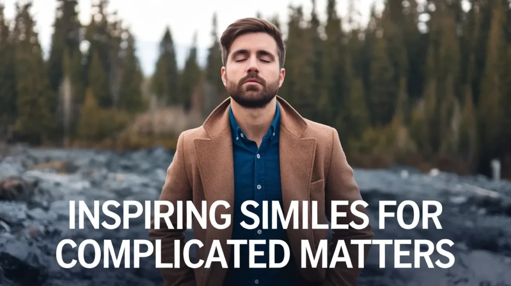 Inspiring Similes for Complicated Matters