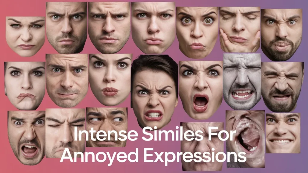 Intense Similes for Annoyed Expressions