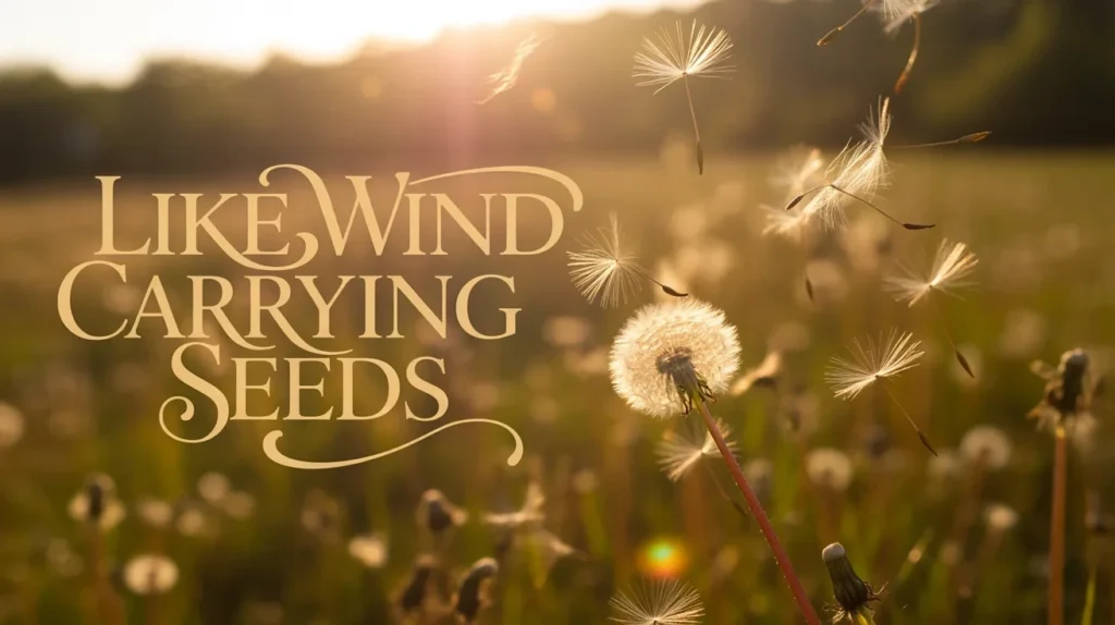 Like Wind Carrying Seeds