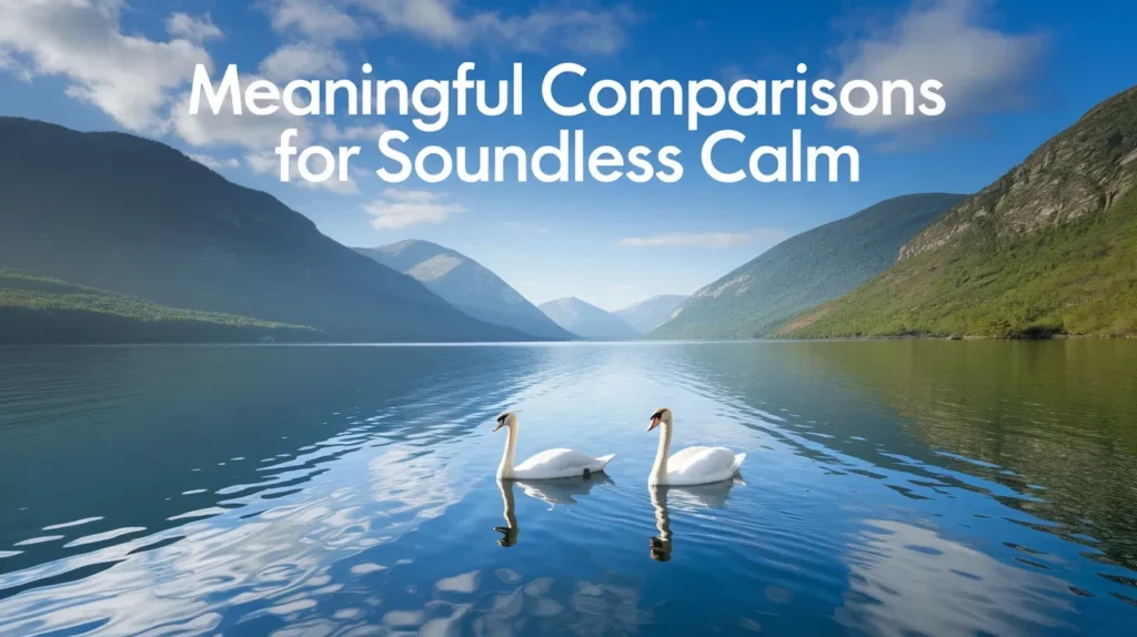 Meaningful Comparisons for Soundless Calm