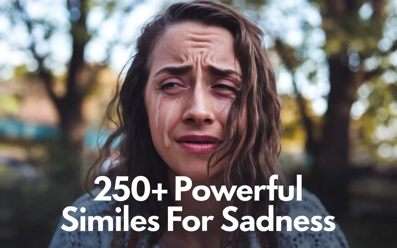 250+ Powerful Similes for Sadness
