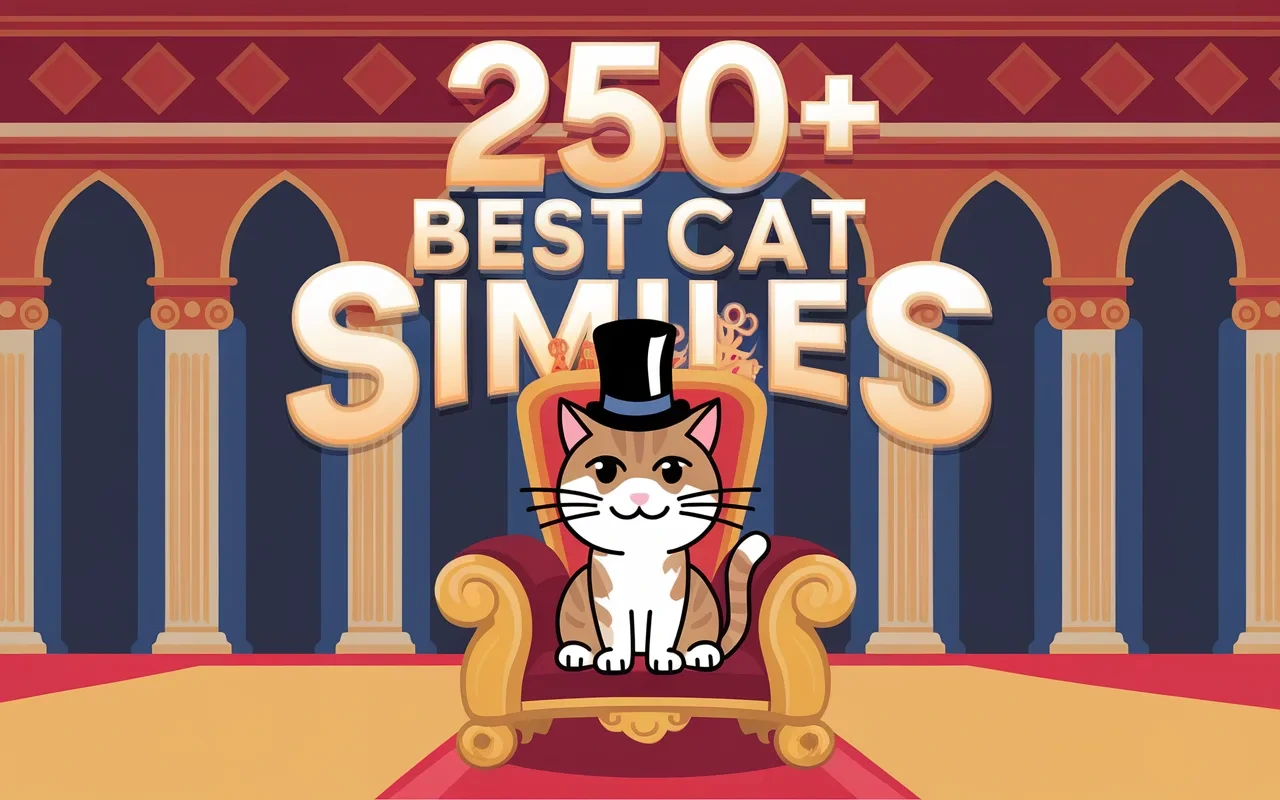 250+ Best Cat Similes