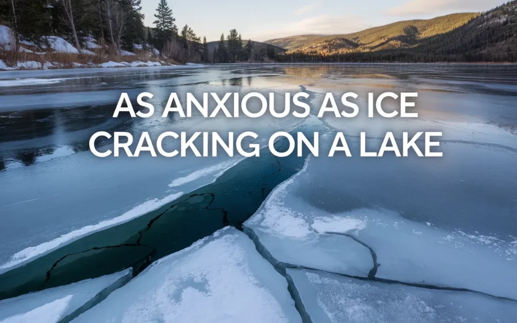 As Anxious as Ice Cracking on a Lake
