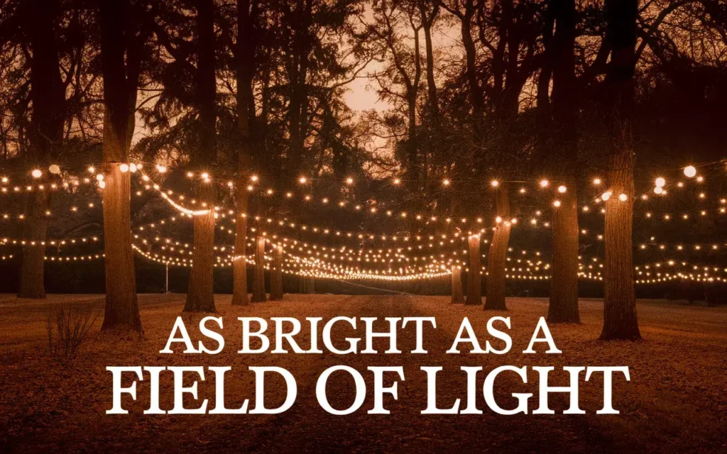 As Bright as a Field of Light