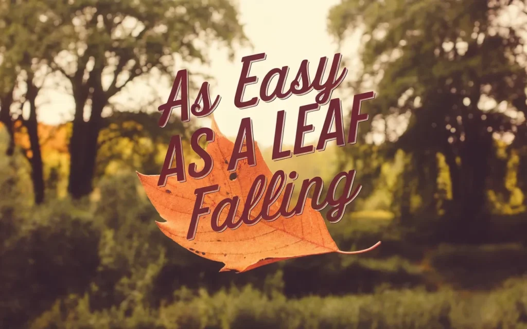 As Easy as a Leaf Falling