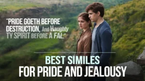Best Similes for Pride and Jealousy