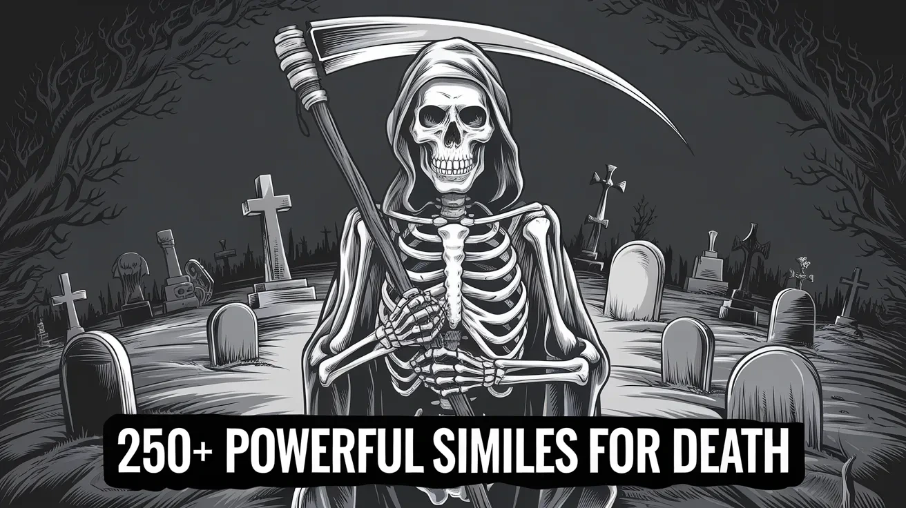 250+ Powerful Similes for Death