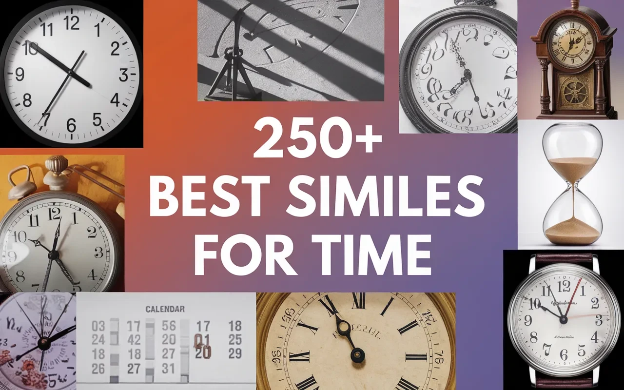 250+ Best Similes for Time